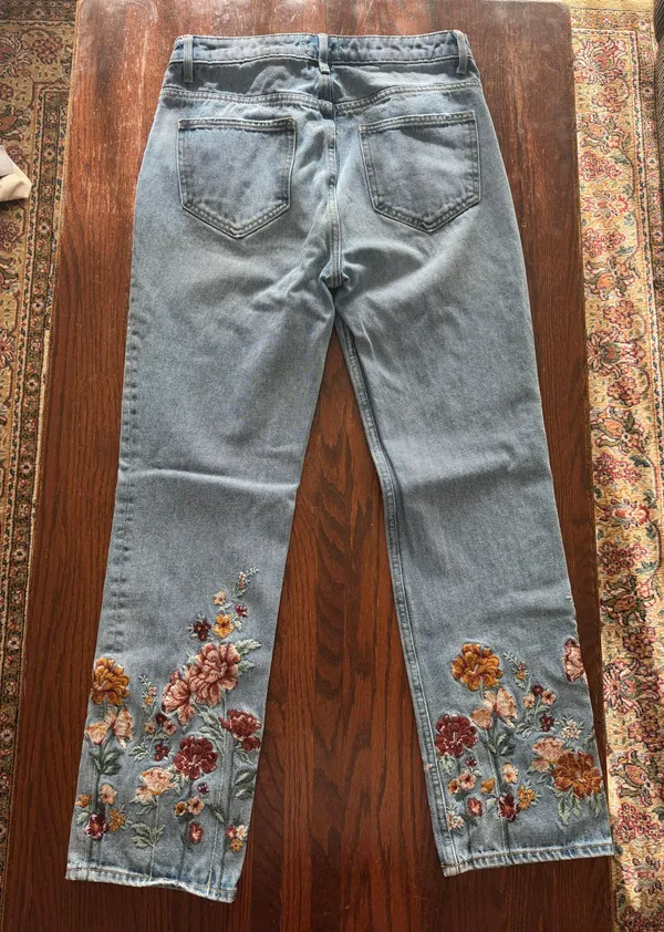 Driftwood Embroidered Jeans - Image 6