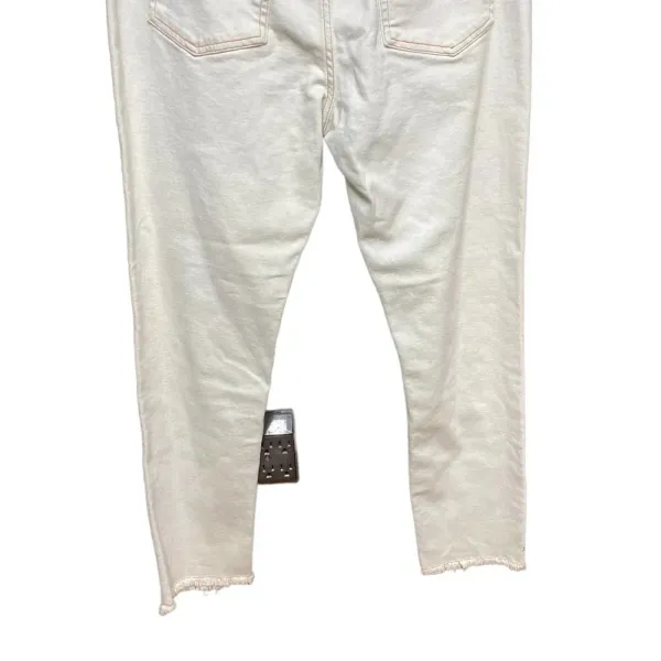 Maje Acid Wash Straight Leg Jeans White Denim Size 40 / US‎ 8 - Image 12