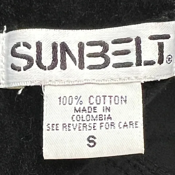 Sunbelt black velvet vest retro vintage cotton Whimsygoth witchy - Image 6