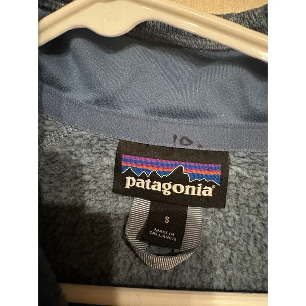 Patagonia Better Sweater 1/4 Zip Pullover Heather Blue S - Womens M 25618 - Image 3