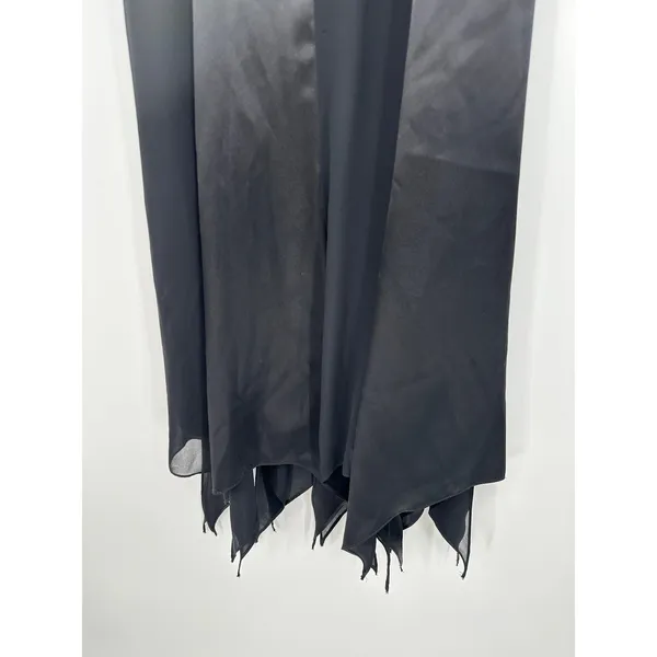 Y2K Whimsigoth Midi Dress Sz 4 Handkerchief Hem Grunge Dark Romantic‎ Fairy - Image 4