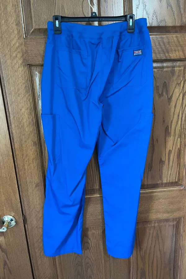 Authentic Cherokee Workwear Blue Scrubs Pants - Image 2