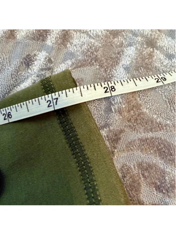 By Egreis Designer Olive Green Leggings – Women's Small (b1) - Image 8