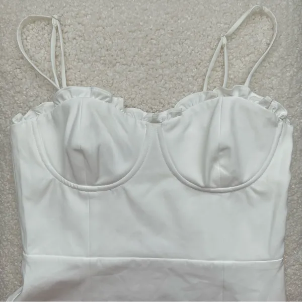 French Connection White Corset Dress - Image 12