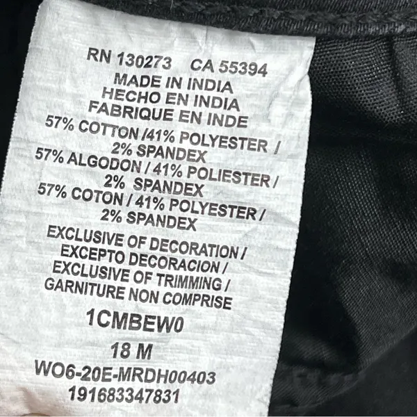 LEE Regular Fit Mid Rise Bootcut Jeans Washed Black Size 18M - Image 4