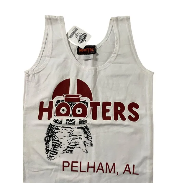 New Hooters Girl Uniform Rare Football Themed Tank from Pelham Alabama size Xs - Image 2