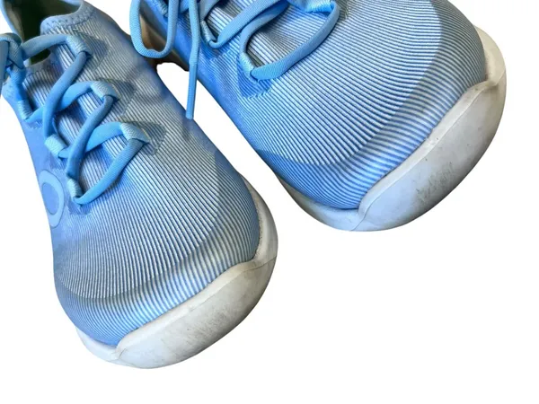Oofos OOmg Sport LS Shoes Womens Size 8 Lace Up Recovery Sneakers Blue White - Image 4