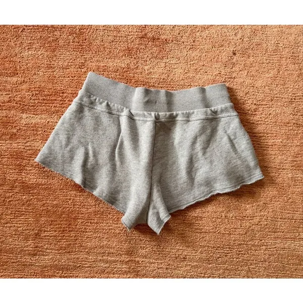 JoyLab Gray High Rise Raw Hem Sweat Shorts Women’s L Cotton Lounge - Image 8