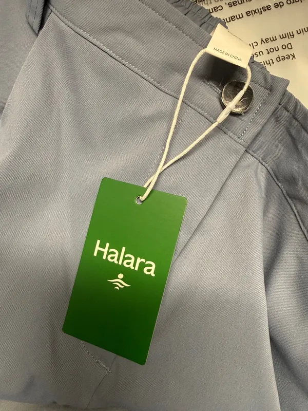 Halara NEW Women's Light‎ Blue Cargo Jogger Pants Size XL - Image 5