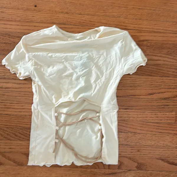 Lioness Saint Tie Shirt in Canary - Image 3