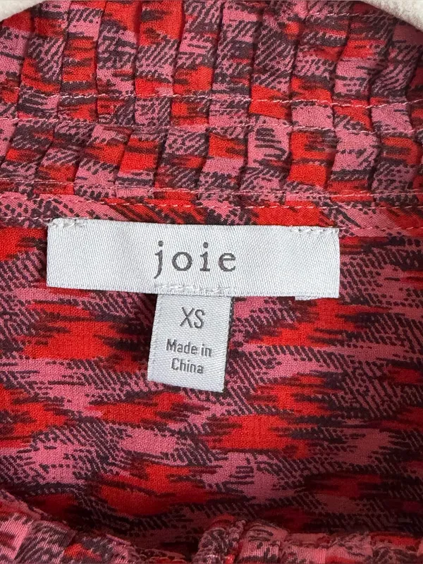 Joie Stinson Henley Cotton Blouse - Image 7