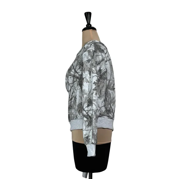 Refuge Camo Off-Shoulder Sweatshirt Medium - Image 4