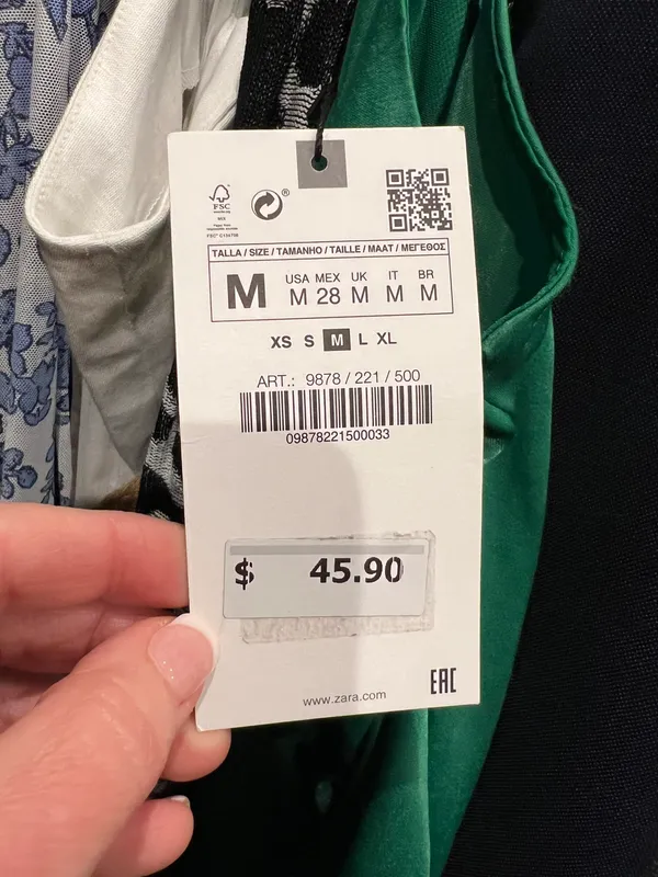 ZARA Green Midi Dress - Image 4