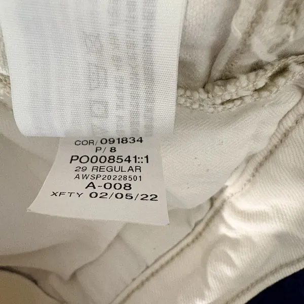 Abercrombie‎ & Fitch Jeans Women 90s Relaxed Straight High Rise Cream 29/8R - Image 10
