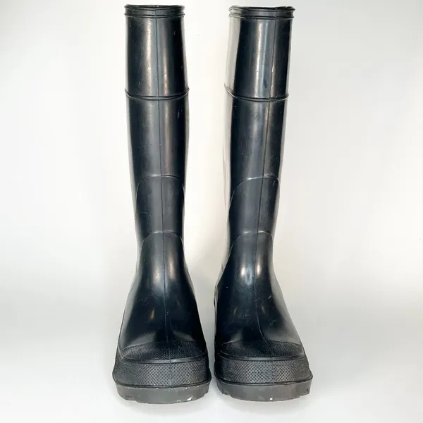 LaCrosse Black Rubber Steel Toe Safety Work Boots ANSI Z41 Women 7.5 / Men 6 - Image 2