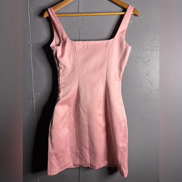 House of CB Cosette Satin Mini Dress - Image 4