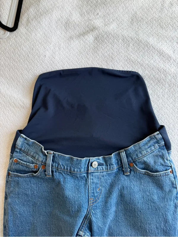 Abercrombie & Fitch Maternity Baggy Jeans 27 SHORT - Image 3