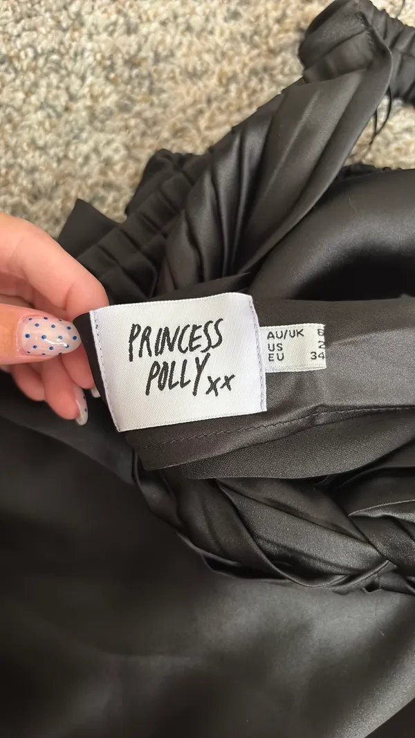 Princess Polly Dress Mini Black - Image 4