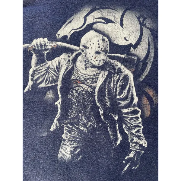 Bella Canvas Jason Voorhees x Denver Broncos Sweatshirt - Image 14
