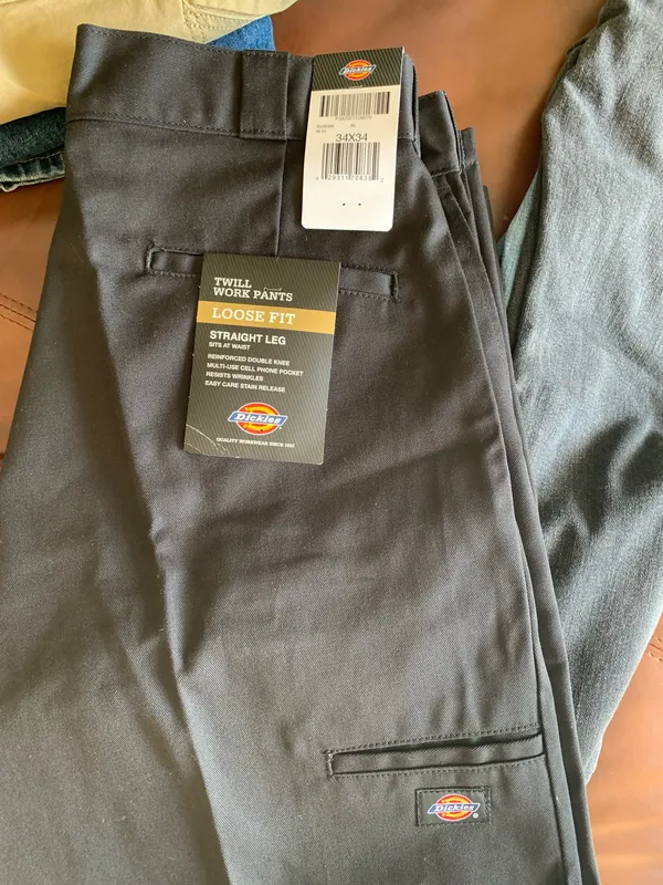 Men’s Dickies Loose fit straight leg Twill work pants - Image 4
