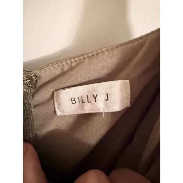 Billy J‎ Yasmeen Tie Front Maxi Dress Size 12 Olive Green - Image 5
