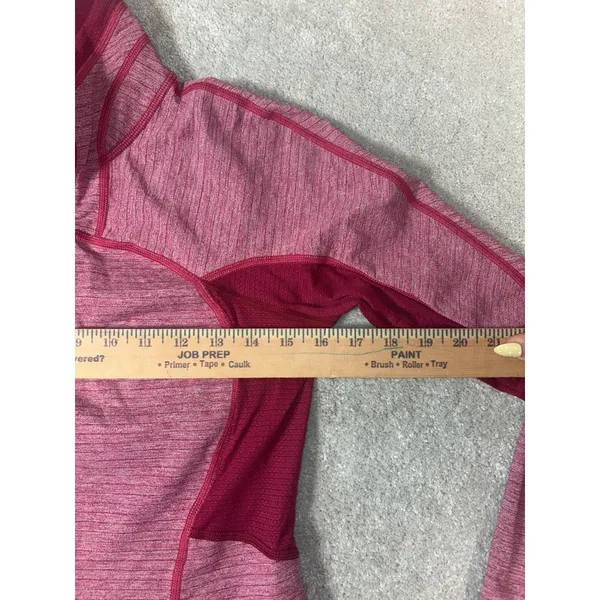 Lululemon 1/4 Zip Top Womans Size 6 Bumble Berry Run for Gold Pullover Yoga - Image 8