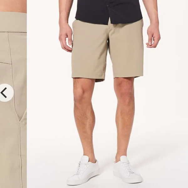 Lululemon Commission Short Slim *Warpstreme 9" Tofino Sand - Image 2
