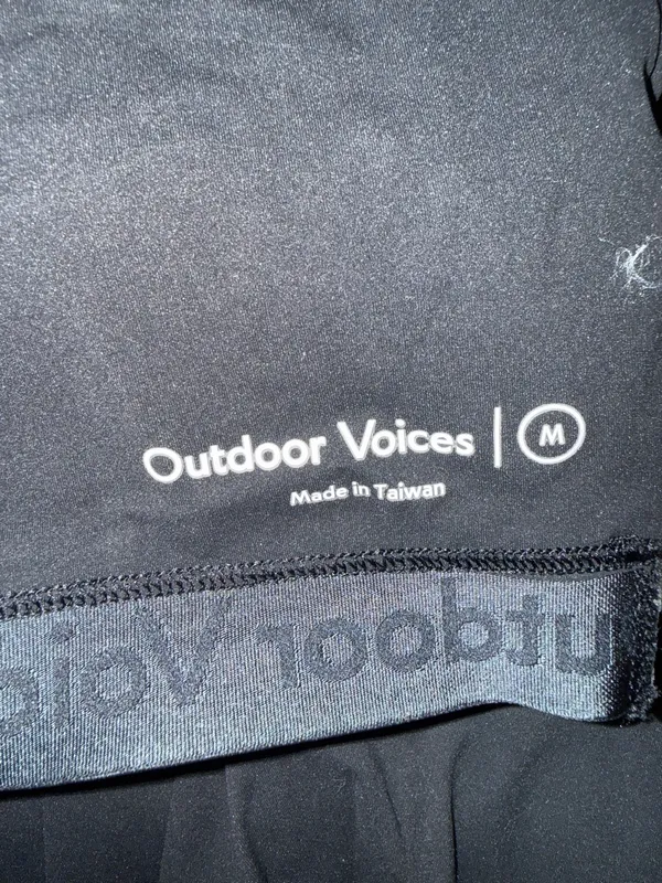 Black Outdoor Voices One-Shoulder Exercise Dress - Image 4