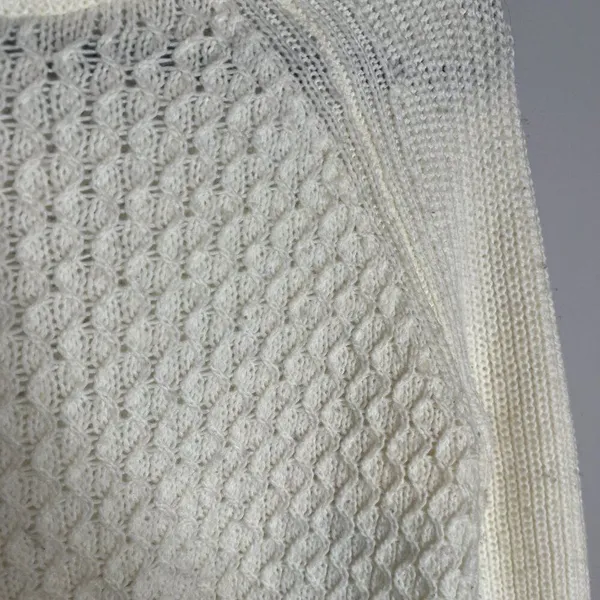 Talbots off white mock neck knit sweater - Image 2