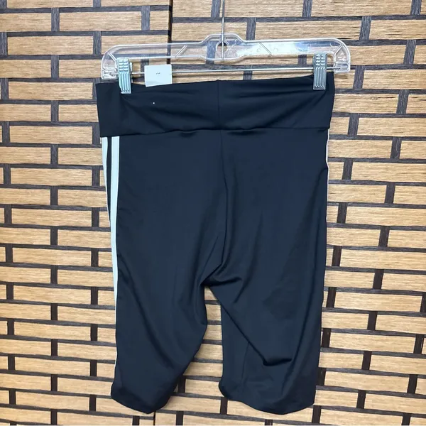 Adidas High Rise Black‎ And White Shorts Size Small - Image 2