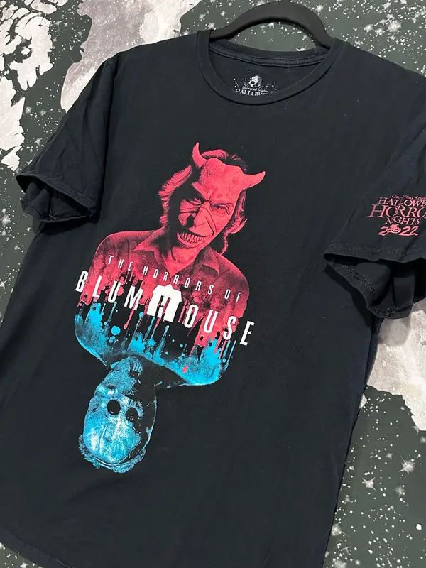 Universal Studios Halloween Horror Nights Shirt Black Size M - Image 2