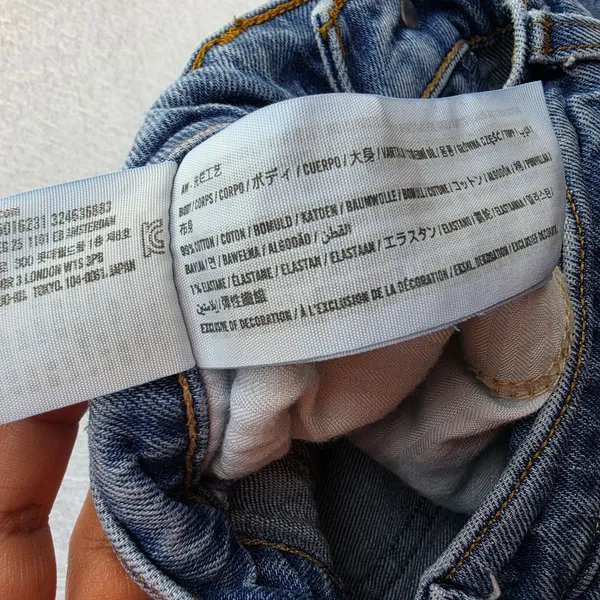 Abercrombie & Fitch Curve Love 90s Straight Ultra High‎ Rise Jeans Blue 26/2S - Image 5