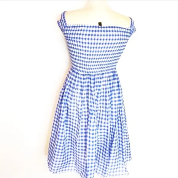 J. Crew gingham off the shoulder dress‎ - Image 6