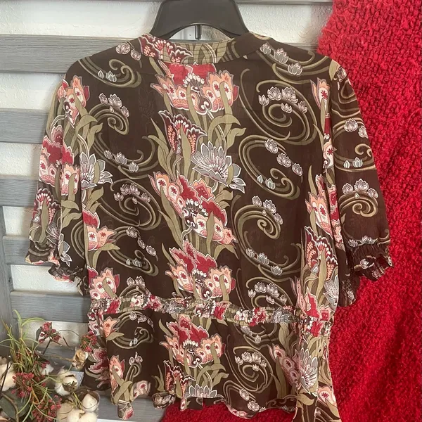 Cato Blouse for Women Floral print Size L - Image 2