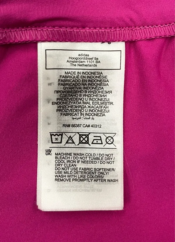 💞 Adidas Bright Magenta Athletic Mini Skort w/ Pockets | Women’s Sz XS - Image 10