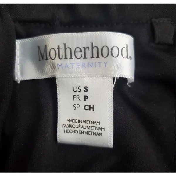 Motherhood Maternity‎ Strapless Dress Lace Floral Black/White Size Small - Image 6