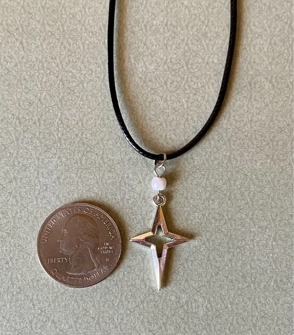 Handmade grunge y2k street sparkle necklace💫🌀 - Image 8