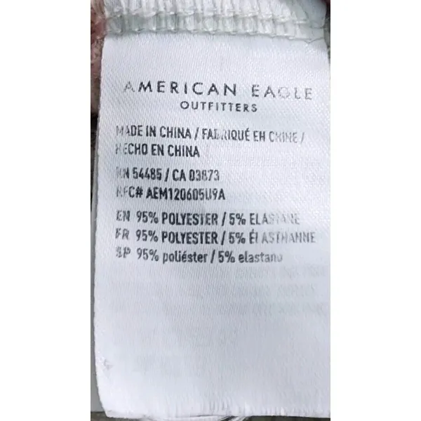 American Eagle Women's Ribbed Knit Long Sleeve Crop Top Size‎ XL Stretchy Comfy - Image 4