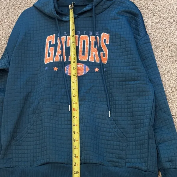 Florida Gators Hoodie Navy Blue Large NCAA Football Sweatshirt Cozy Gameday - Image 7