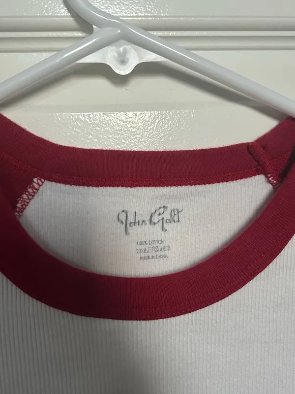 John Galt 14 red raglan shirt - Image 3