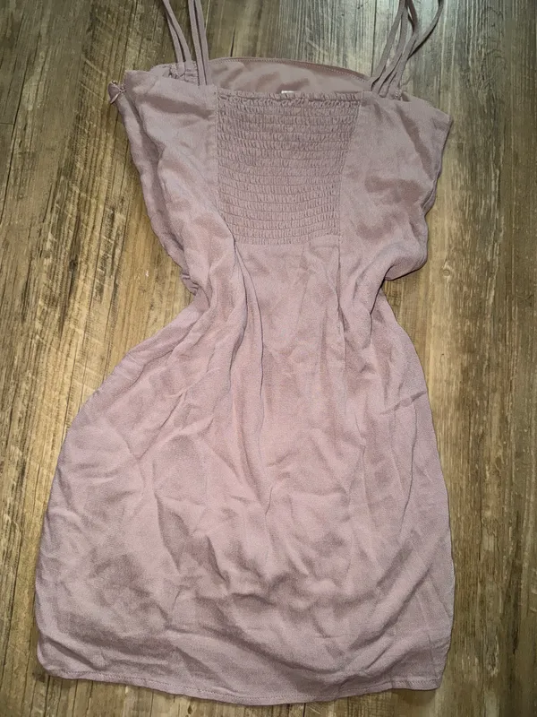 Garage NEW Double runched bodycon dress in warm stone! - Image 7