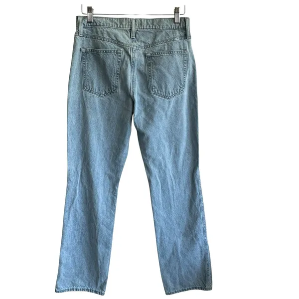 Sunday Best Aritzia Jeans Sz 8 Cowboy Light Blue Straight Leg Jeans - Image 4