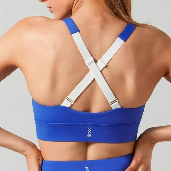 Lilybod | Chelsea‎ XR Sculpting Athletic Sports Bra in Cobalt Blue - Image 2