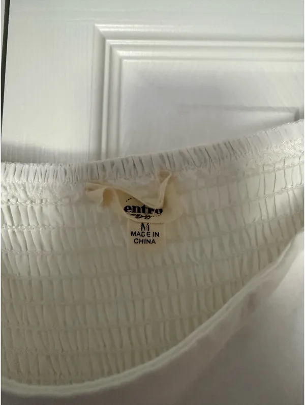 Entro White Top Long Sleeve - Image 2