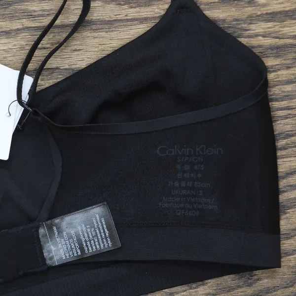 NWT Calvin Klein Convertible Straps Wirefree Fusion Flex Balconette Bra Black S - Image 8