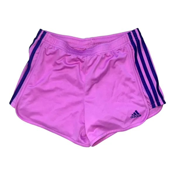 Adidas Girls Pink Shorts Size 14-16 (Women's XS) - Image 2