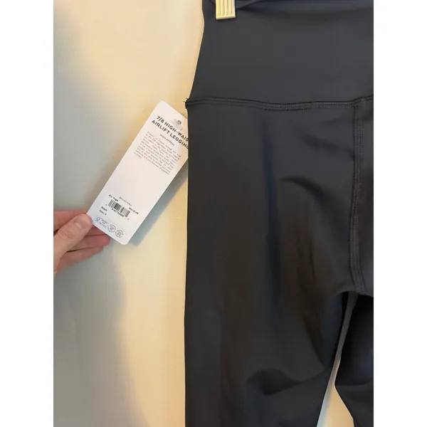 Alo 7/8 High waist Airlift Leggings Black Sz S NWT $134 - Image 3