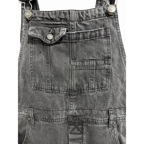 We The Free x Free People Baggy Boyfriend‎ Denim Overalls Women's Size 27 - Image 7