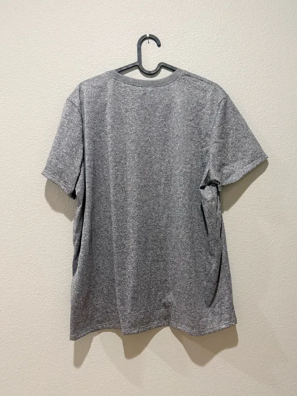 Nike Women’s Training Grey Short Sleeve Performance Tee Size XL - Image 2