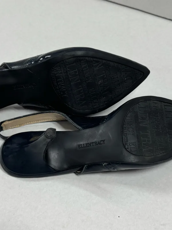 Ellen Tracy - Bindy- Dark Blue Classic Kitten-heel Pump - Size‎ 8. - Image 12